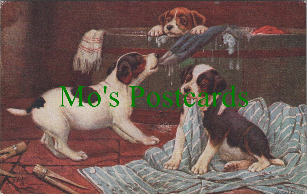 Animals Postcard - Dogs, When Dogs Are Puppies SW12339