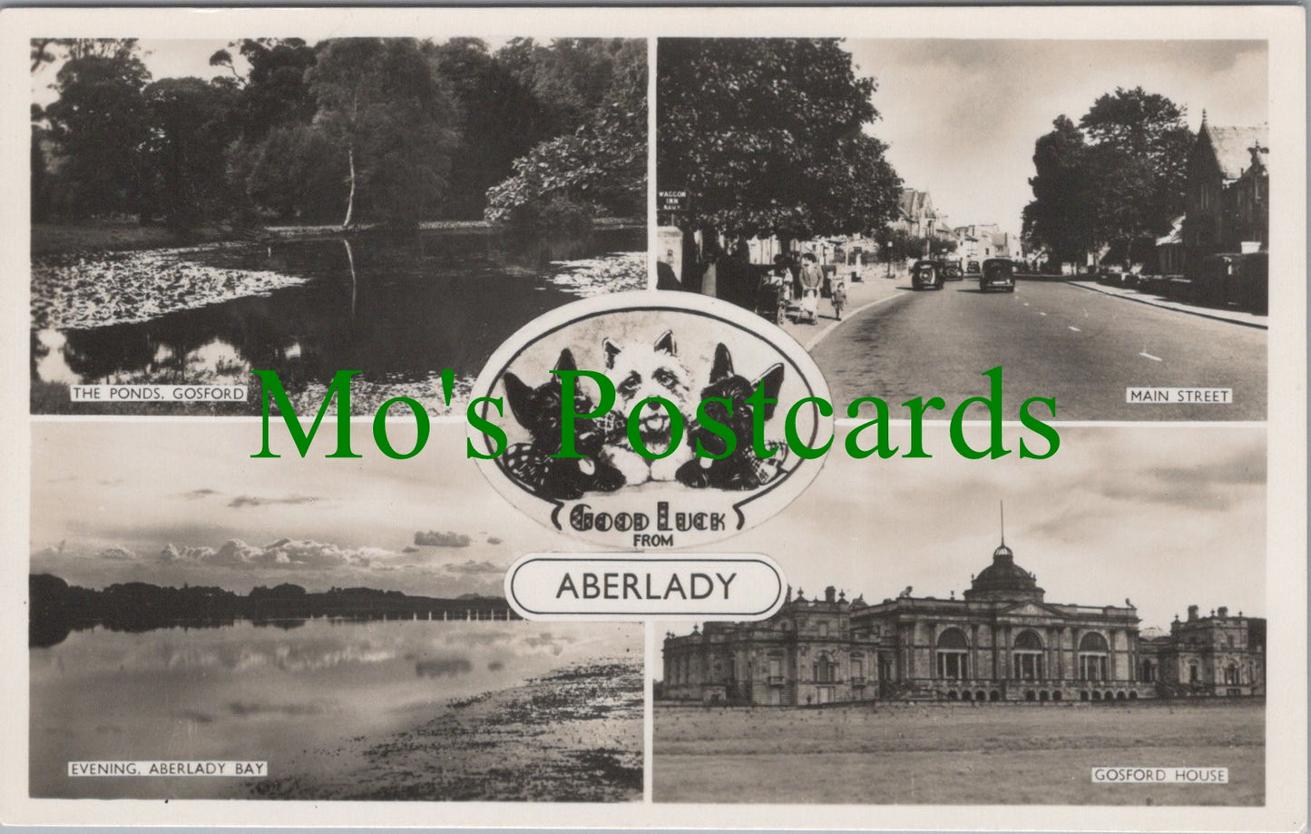 Scotland Postcard - Good Luck From Aberlady  SW12350