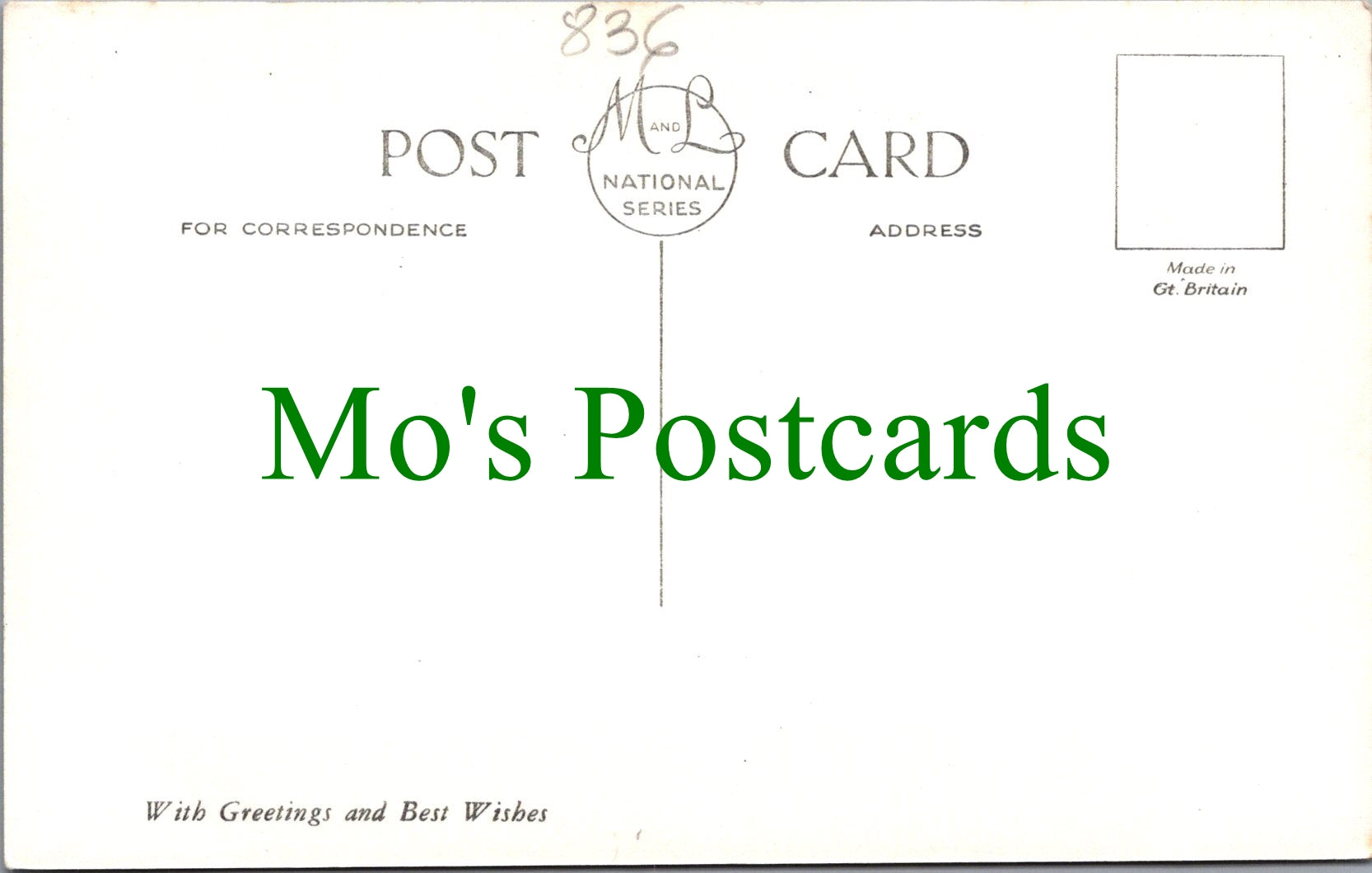 Scotland Postcard - Good Luck From Aberlady  SW12350