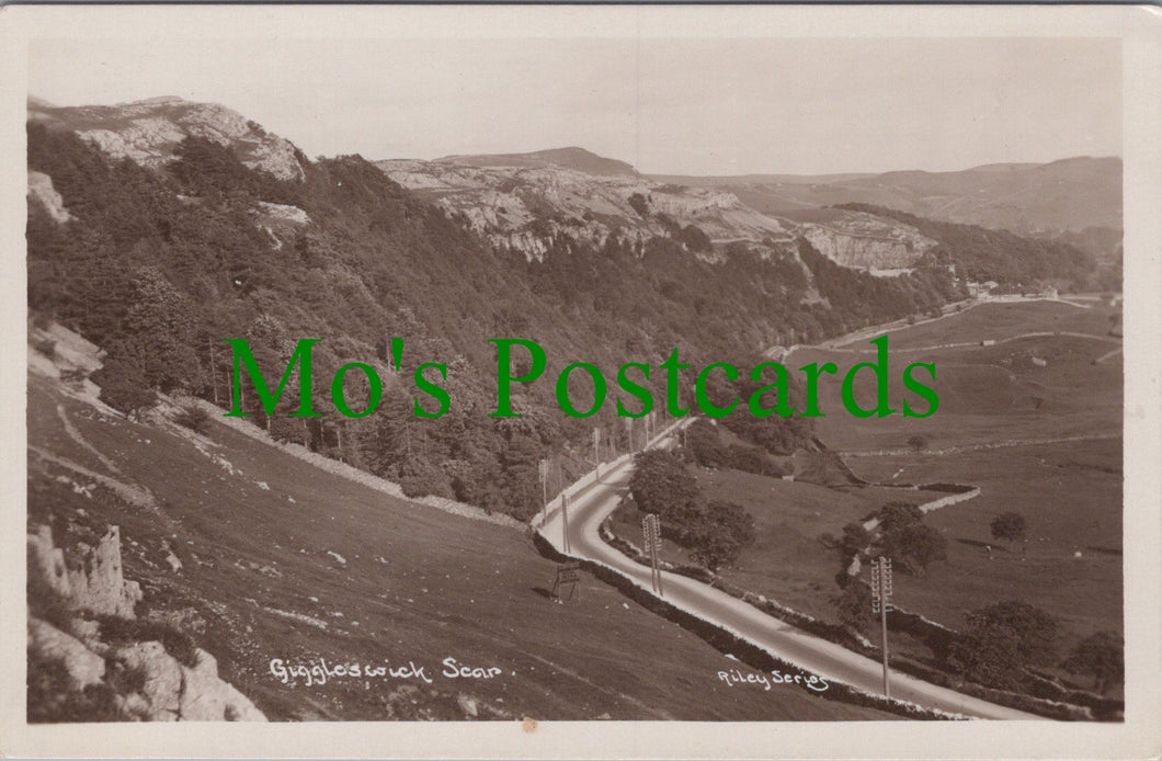 Yorkshire Postcard - Giggleswick Scar SW12368