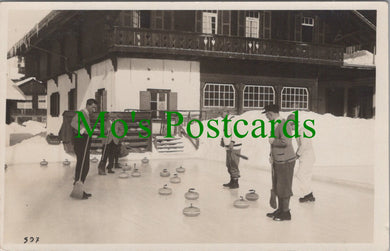 Sports Postcard - Winter Sports, Curling Teams  SW12395