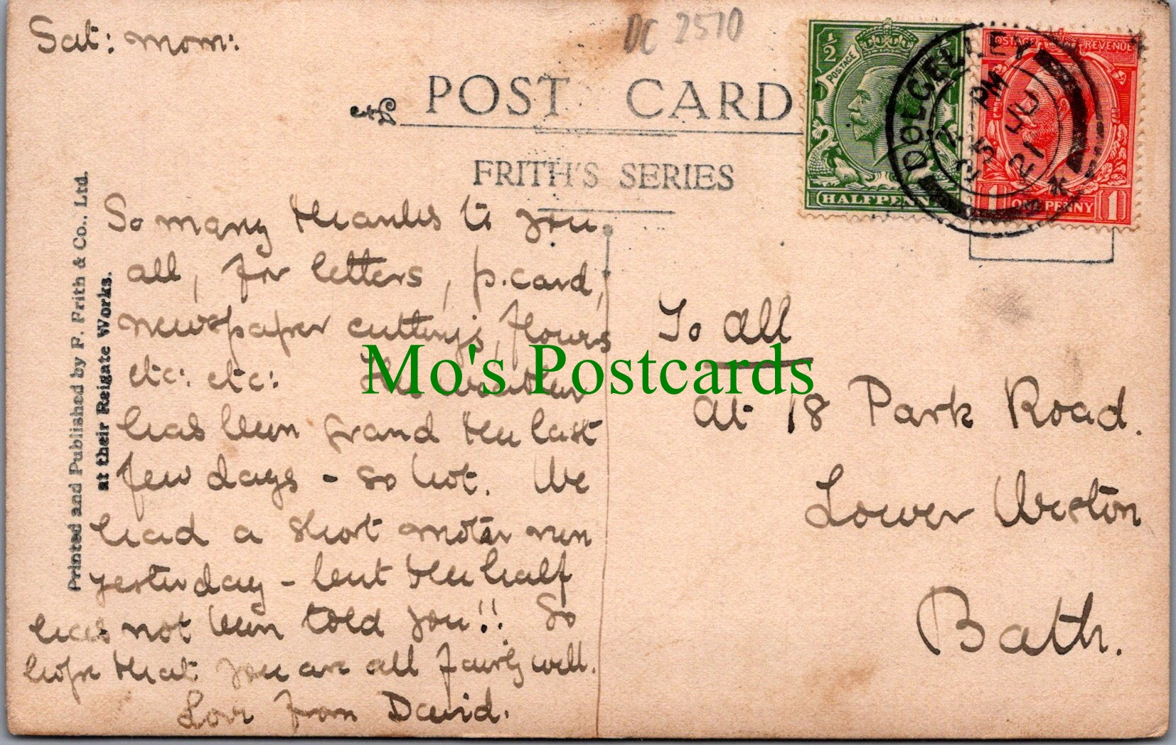 Wales Postcard - Dolgelley, Llanelltyd Bridge  DC2510