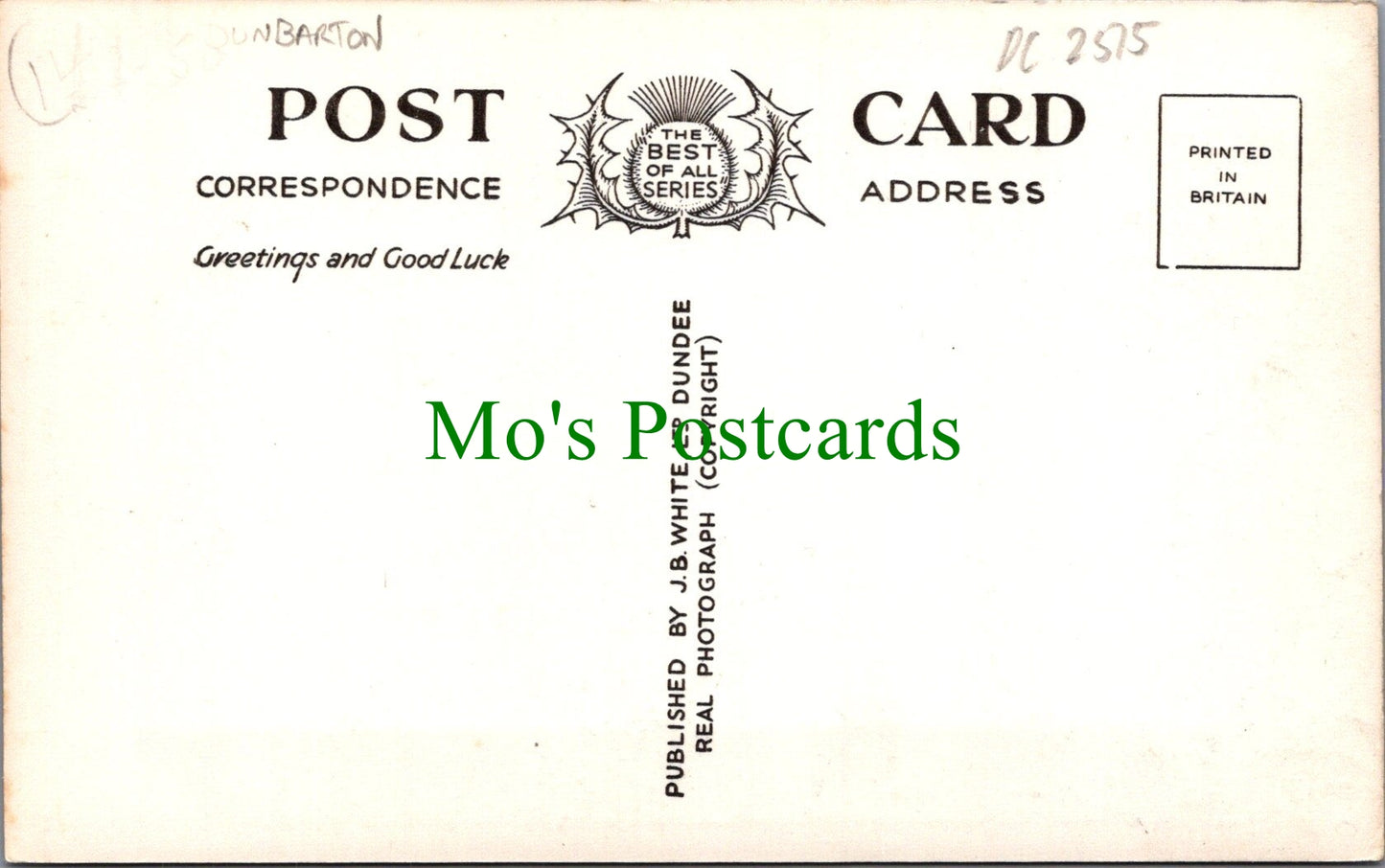 Scotland Postcard - Tullichewan Hotel, Balloch, Loch Lomond  DC2515