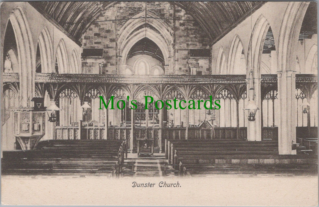 Somerset Postcard - Dunster Church  DC2532