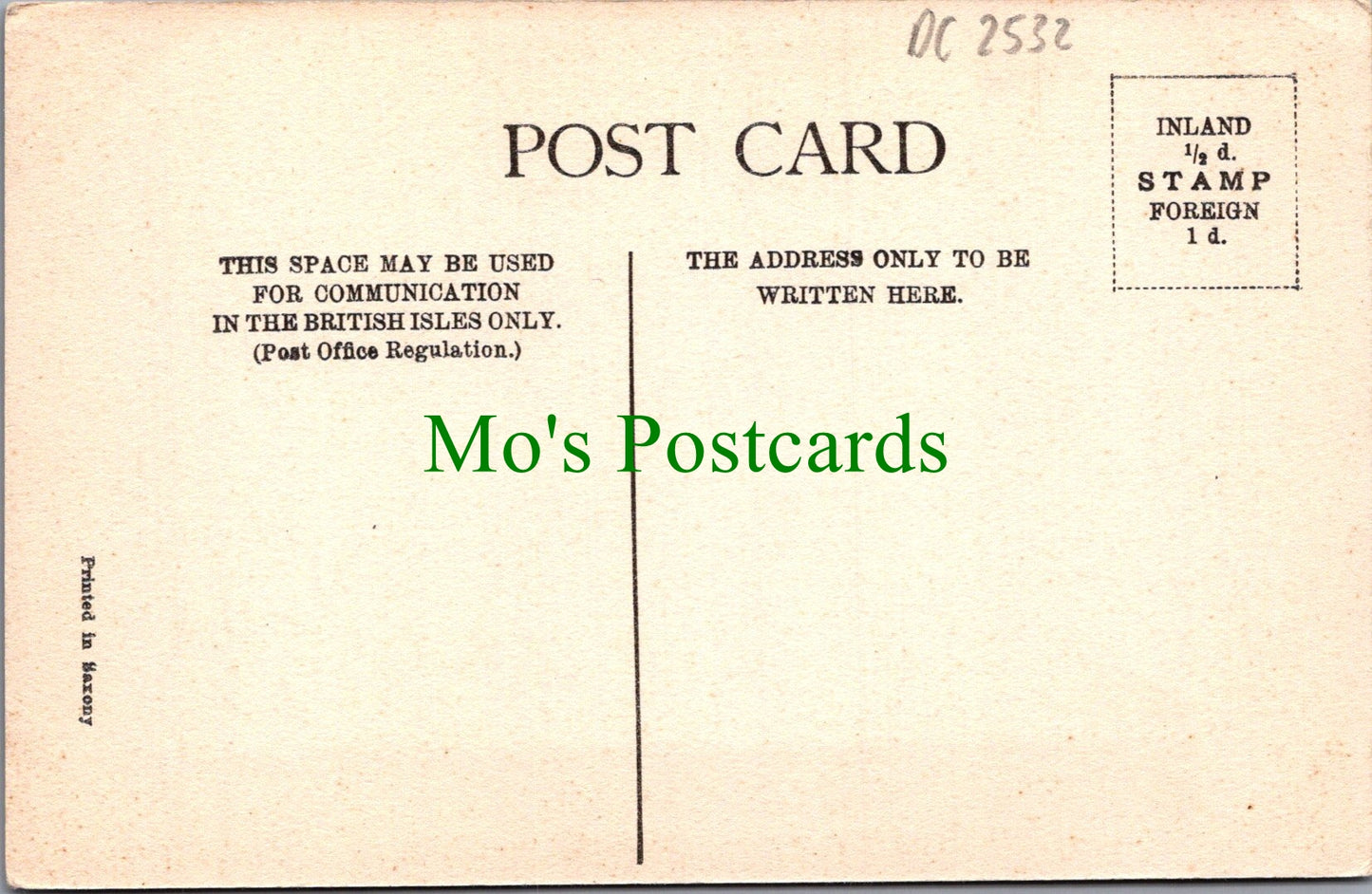 Somerset Postcard - Dunster Church  DC2532
