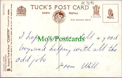 Animals Postcard - Dogs, Foxhounds, Hunting Scene DC2494