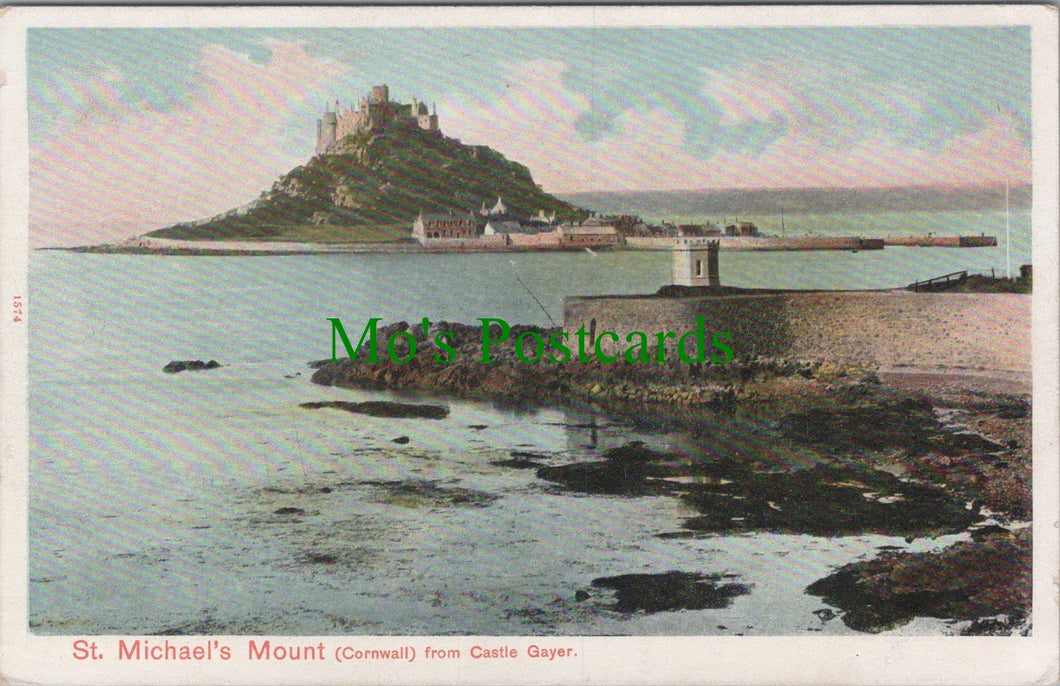 Cornwall Postcard - St Michael's Mount From Castle Gayer  DC2500