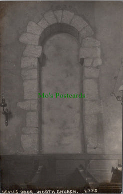Sussex Postcard - Devil's Door, Worth Church   SW13001