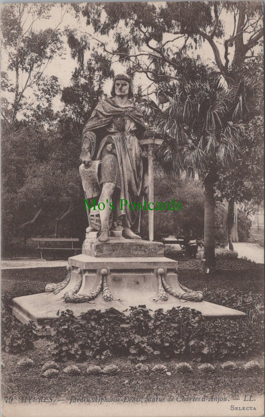 France Postcard - Hyeres, Jardin Alphonse Denis DC1444