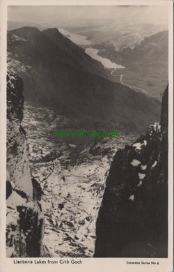 Wales Postcard - Llanberis Lakes From Crib Goch  DC1450