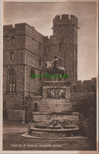 Load image into Gallery viewer, Berkshire Postcard - Windsor Castle, Charles II Statue  DC1451
