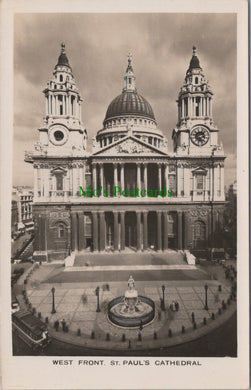 London Postcard - St Paul's Cathedral, The West Front DC1457