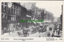 Load image into Gallery viewer, Yorkshire Postcard - Old Leeds, Horse Transport in Briggate c1892 -  SW11710
