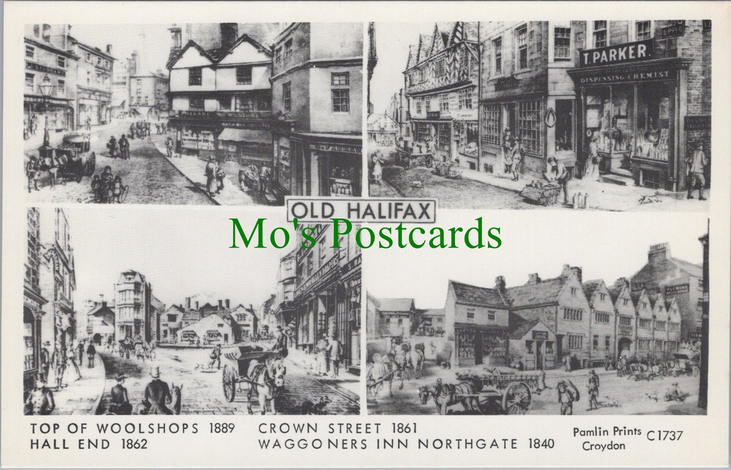 Yorkshire Postcard - Views of Old Halifax  SW11722