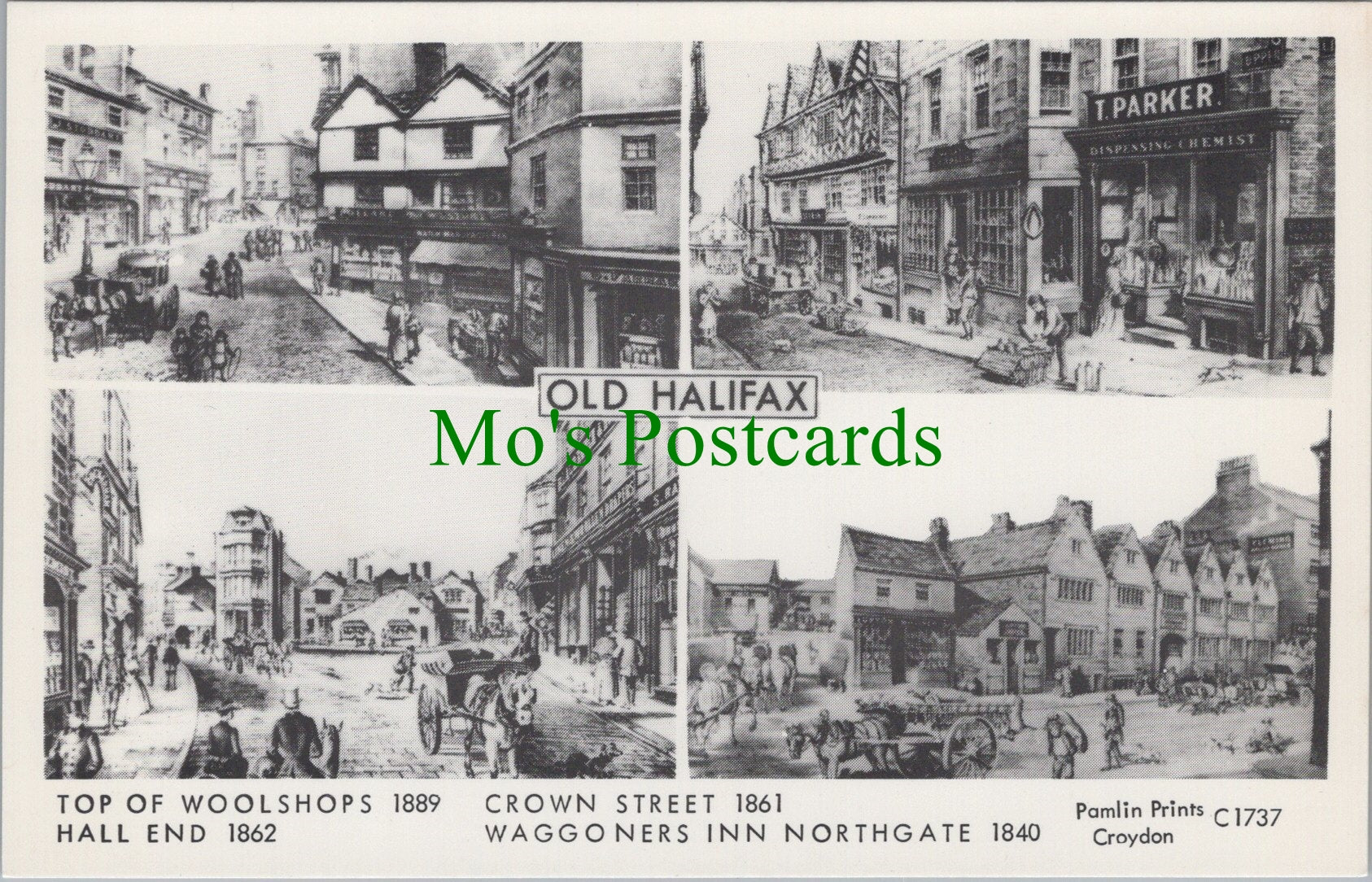 Yorkshire Postcard - Views of Old Halifax  SW11722