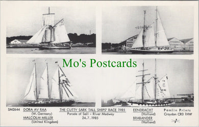 Sport Postcard - The Cutty Sark Tail Ship's Race 1985 -  SW11729