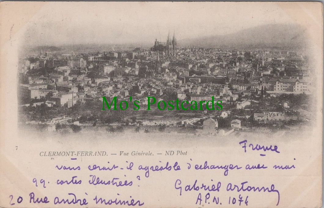 France Postcard - Clermont-Ferrand, Vue Generale   SW11643