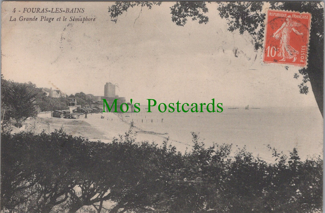 France Postcard - Fouras-Les-Bains, La Grande Plage SW11644