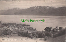 Load image into Gallery viewer, Switzerland Postcard - Vevey, Vue Prise Du Mont Pelerin  SW11645
