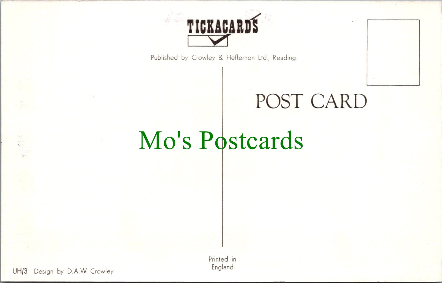 Greetings Postcard - Holiday Message, List of Activities  SW11608
