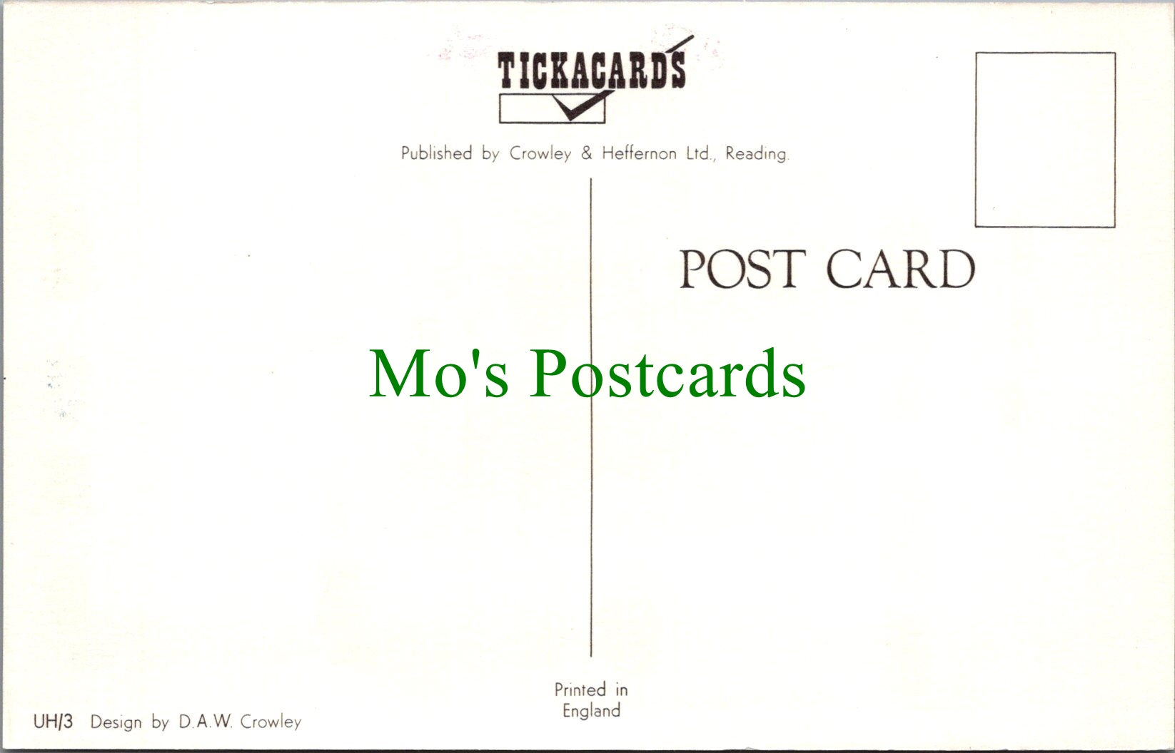 Greetings Postcard - Holiday Message, List of Activities  SW11608