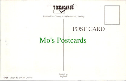 Greetings Postcard - Holiday Message, List of Activities  SW11608