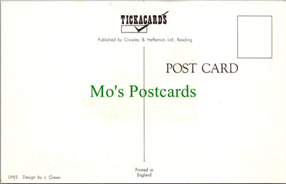Greetings Postcard - Holiday Message, List of Activities  SW11609