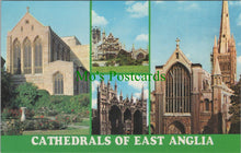 Load image into Gallery viewer, Norfolk Postcard - Cathedrals of East Anglia (+ Suffolk) SW11613
