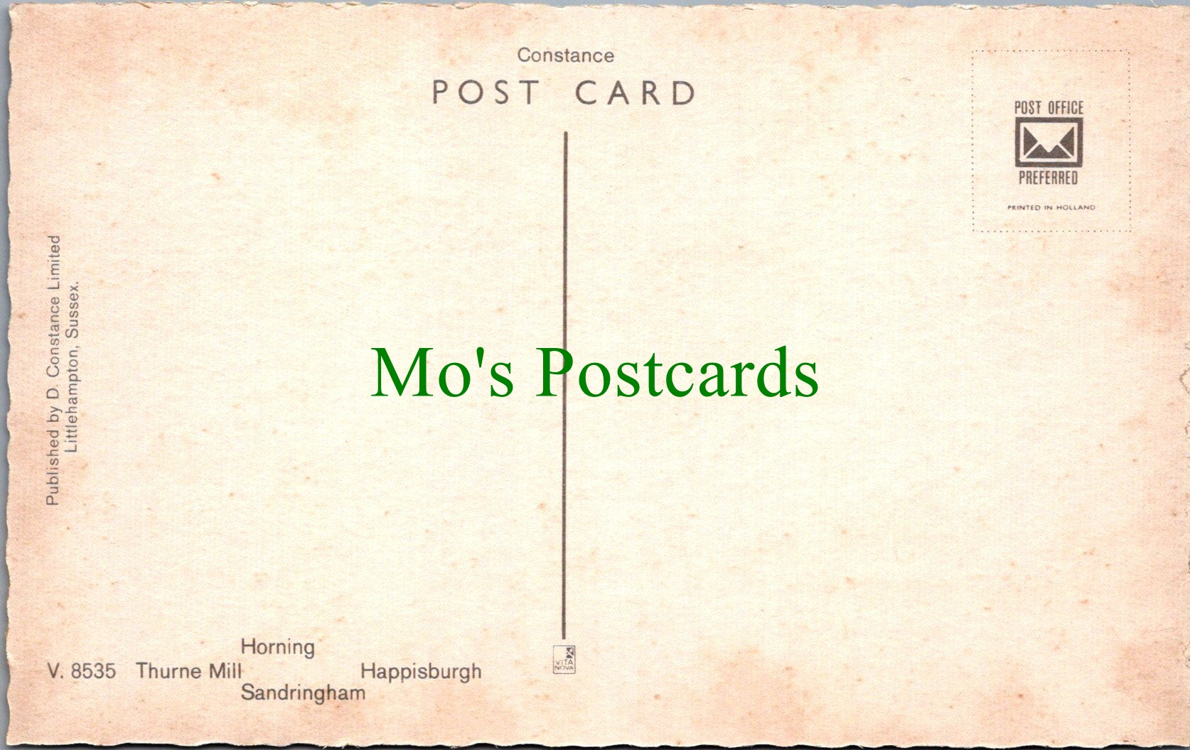 Norfolk Postcard - Horning, Thurne Mill, Happisburgh, Sandringham SW11619