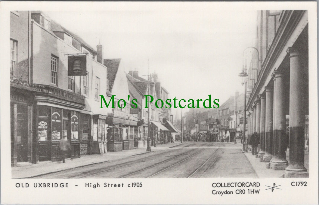London Postcard - Old Uxbridge High Street c1905 - SW11627