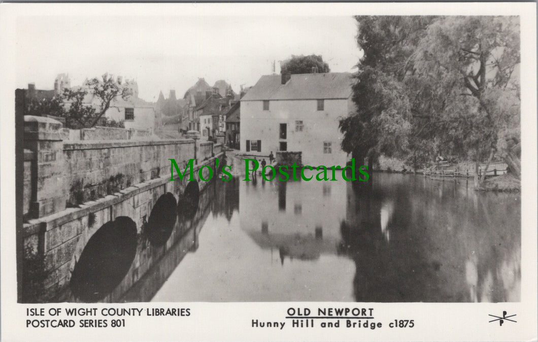 Isle of Wight Postcard - Old Newport, Hunny Hill and Bridge c1875 - SW11628