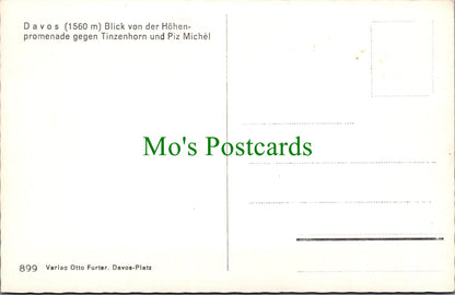 Switzerland Postcard - Davos, Blick Von Der Hohen Promenade Gegen.. SW11634