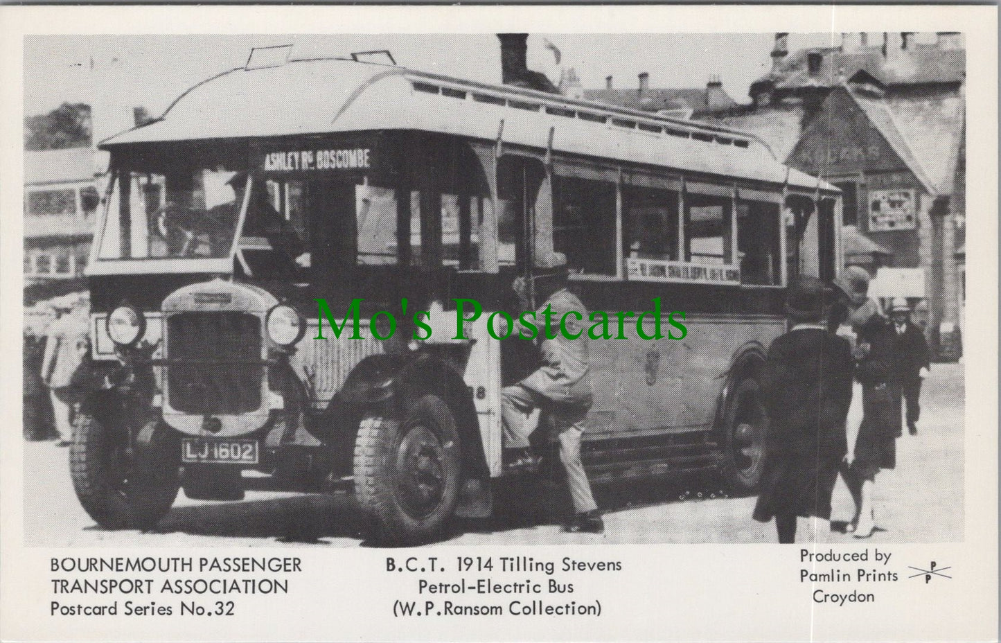 Dorset Postcard - Bournemouth Passenger Transport Association SW11745