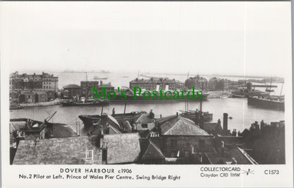 Kent Postcard - Dover Harbour c1906 - SW14550