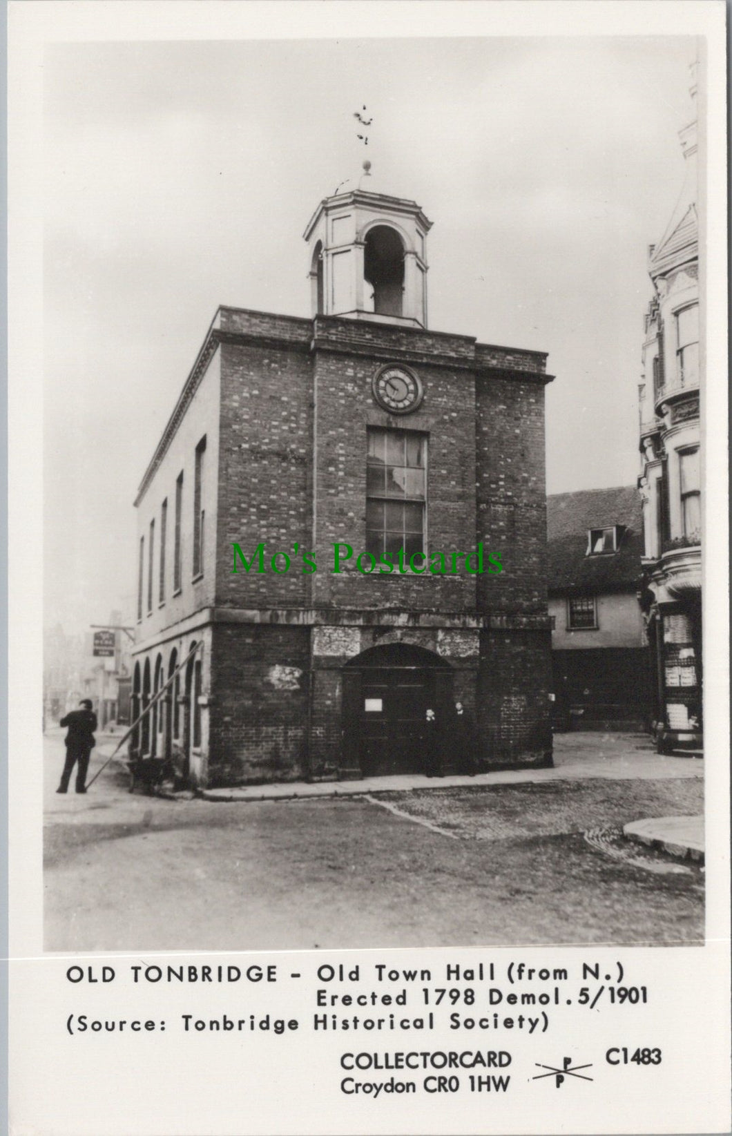 Kent Postcard - Old Tonbridge, Old Town Hall  SW14555