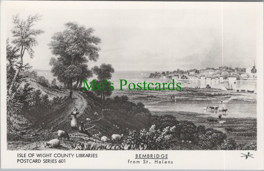 Isle of Wight Postcard - Bembridge From St Helens  SW14832