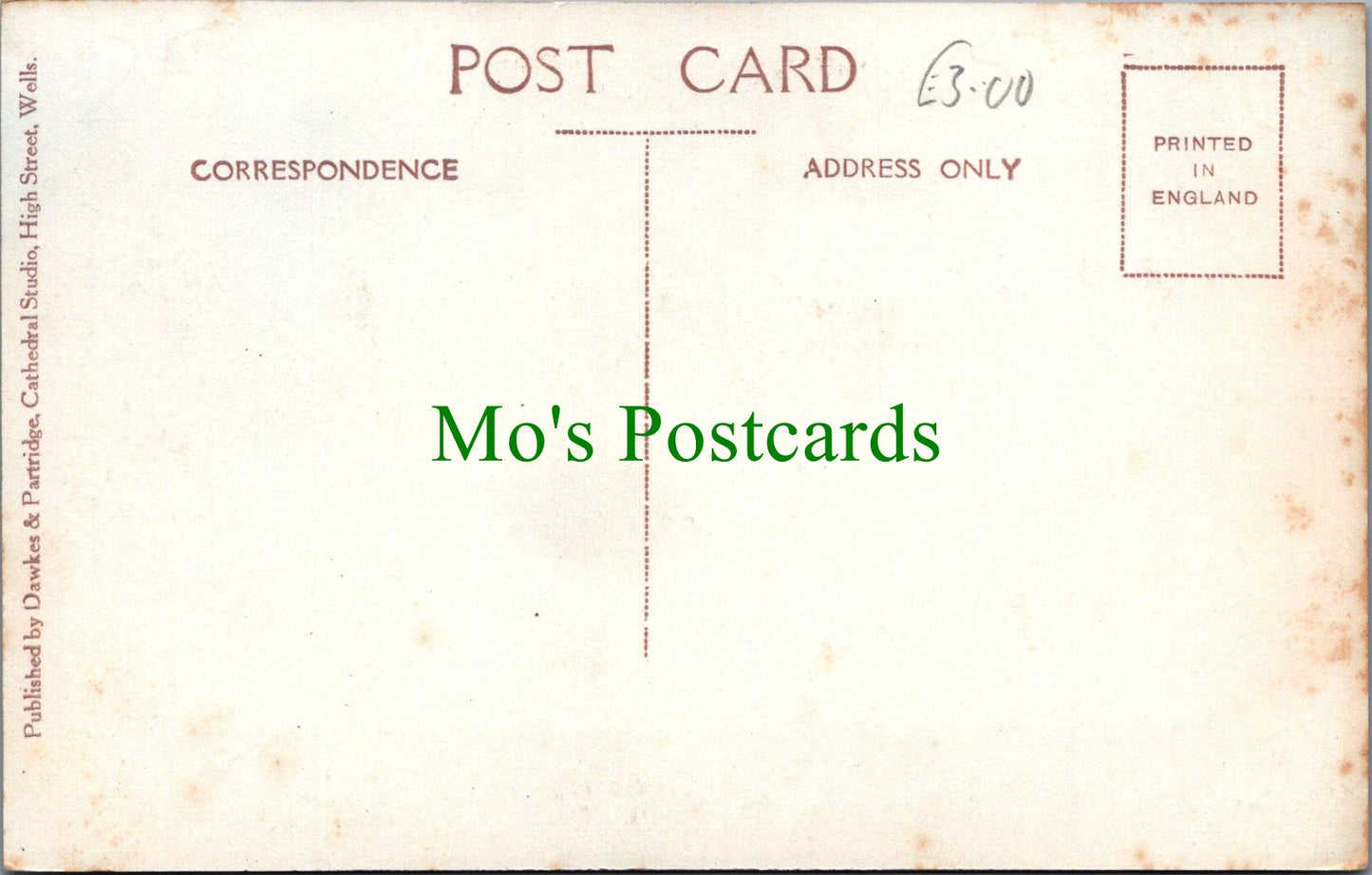 Somerset Postcard - Wells, The Market Square   SW13545