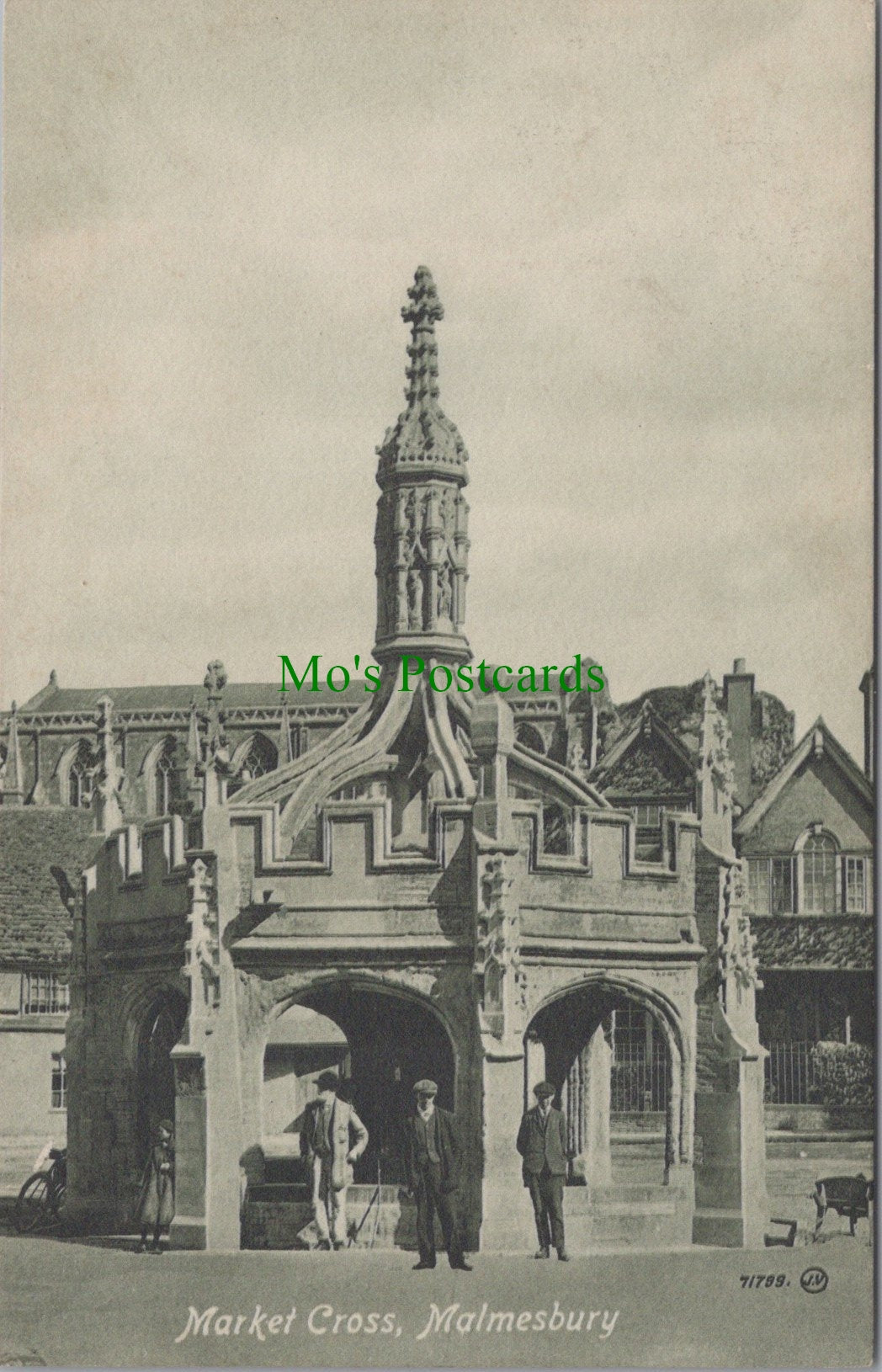 Wiltshire Postcard - Market Cross, Malmesbury  SW13557