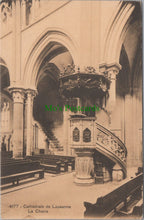 Load image into Gallery viewer, Switzerland Postcard - La Chaire, Cathedrale De Lausanne  SW11765
