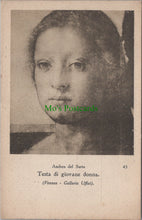 Load image into Gallery viewer, Art Postcard - Andrea Del Sarto, Testa Di Giovane Donna SW11771

