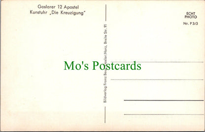 Germany Postcard - Goslarer 12 Apostel, Kunstuhr, Die Kreuzigung SW11772