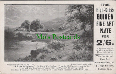 Advertising Postcard - The Imperial Fine Art Corporation Ltd, London SW11784