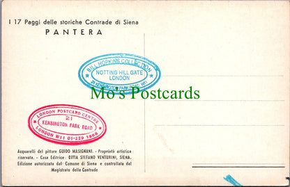 Italy Postcard - Paggi Delle Storiche Contrade Do Siena, Pantera SW11789