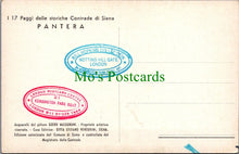 Load image into Gallery viewer, Italy Postcard - Paggi Delle Storiche Contrade Do Siena, Pantera SW11789
