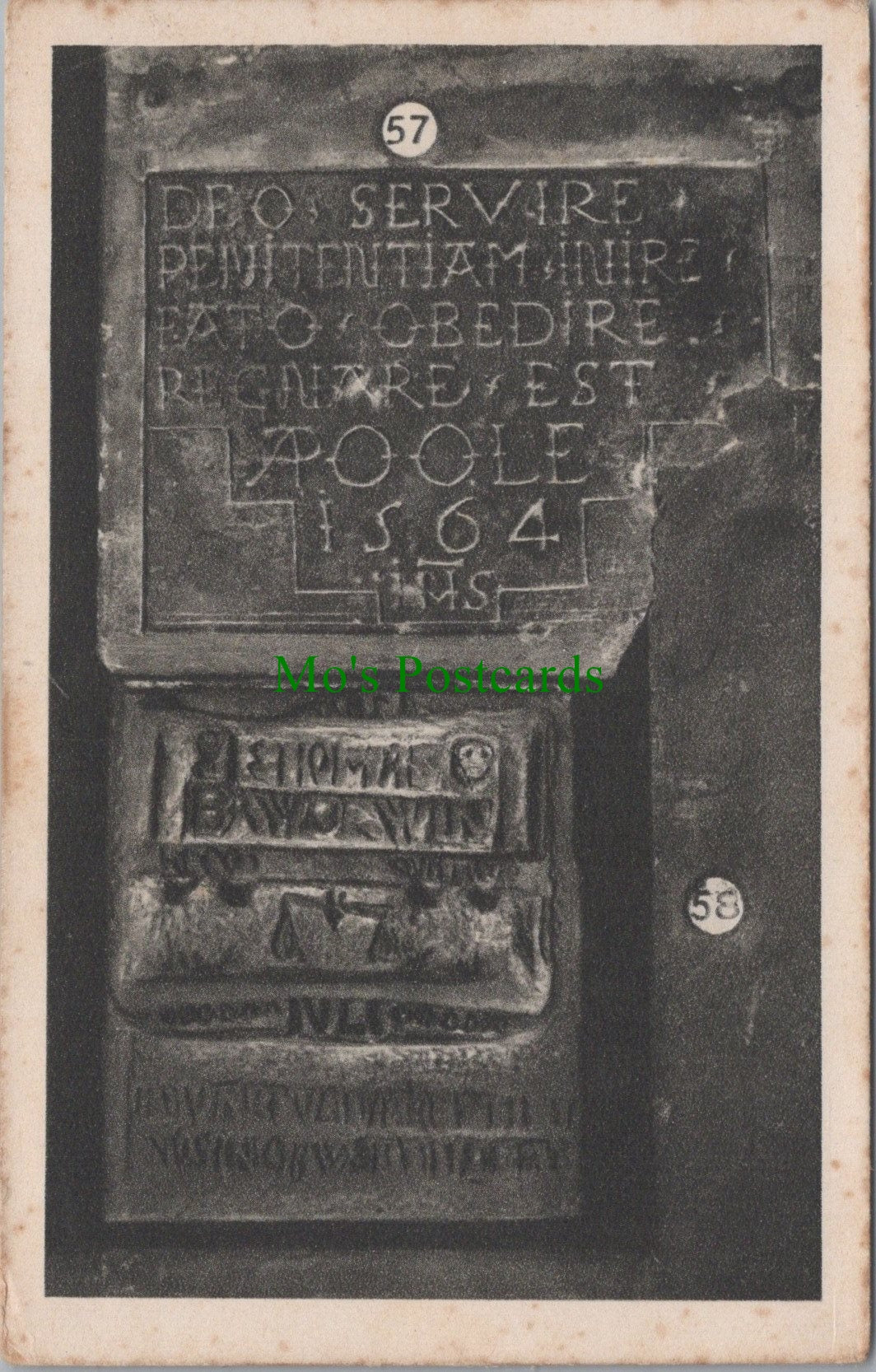 London Postcard - Tower of London, Beauchamp Tower Inscriptions  SW11797