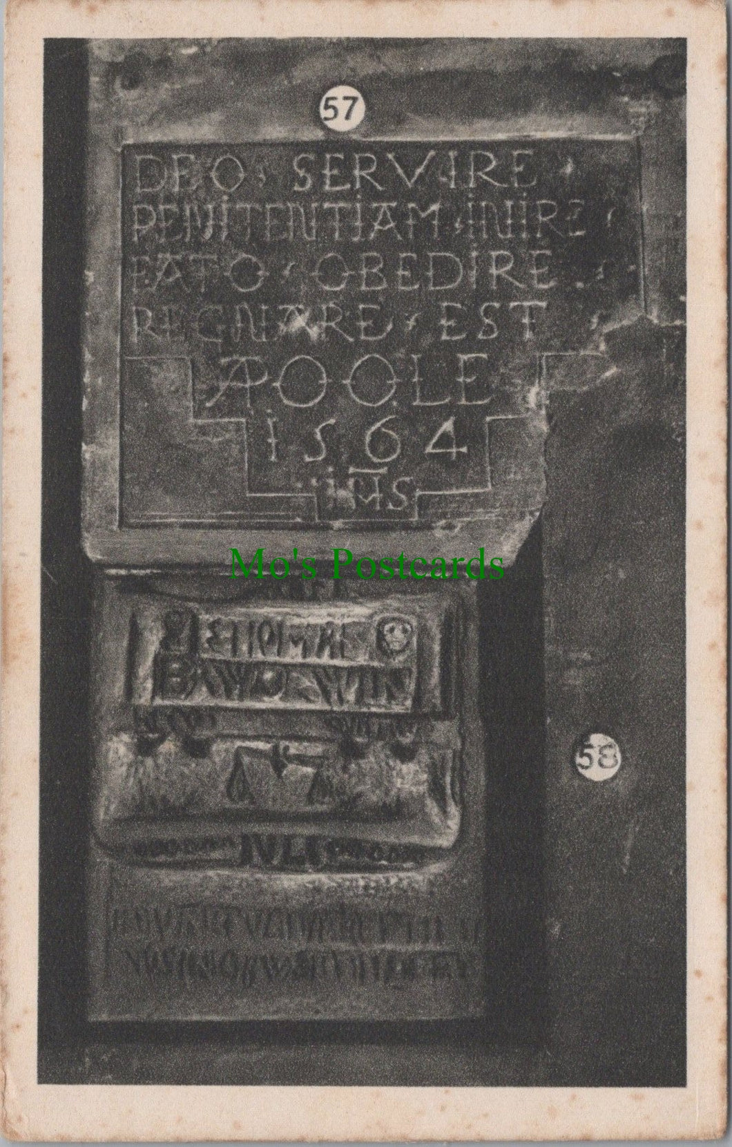 London Postcard - Tower of London, Beauchamp Tower Inscriptions  SW11797