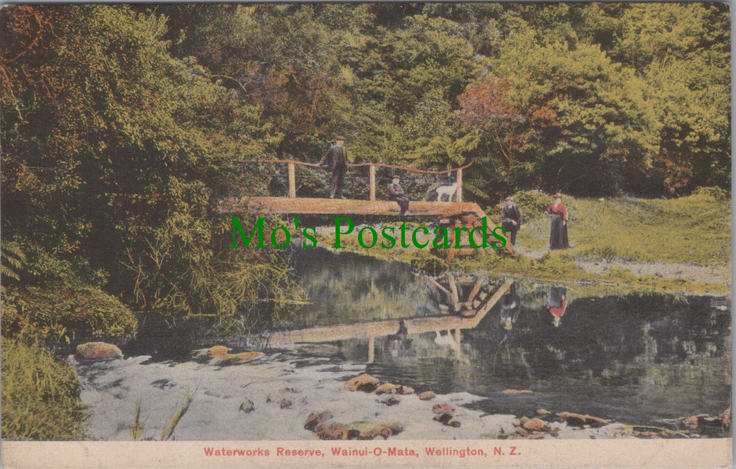 New Zealand Postcard - Waterworks Reserve, Wainui-O-Mata, Wellington  SW11813