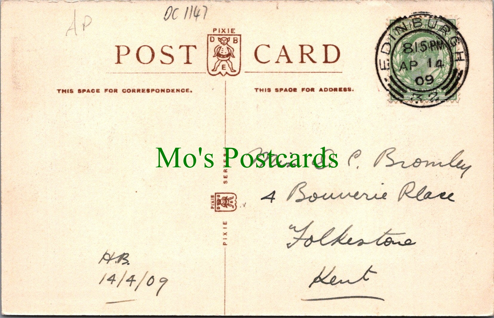 Scotland Postcard - The Lynn, Roslin   DC1147