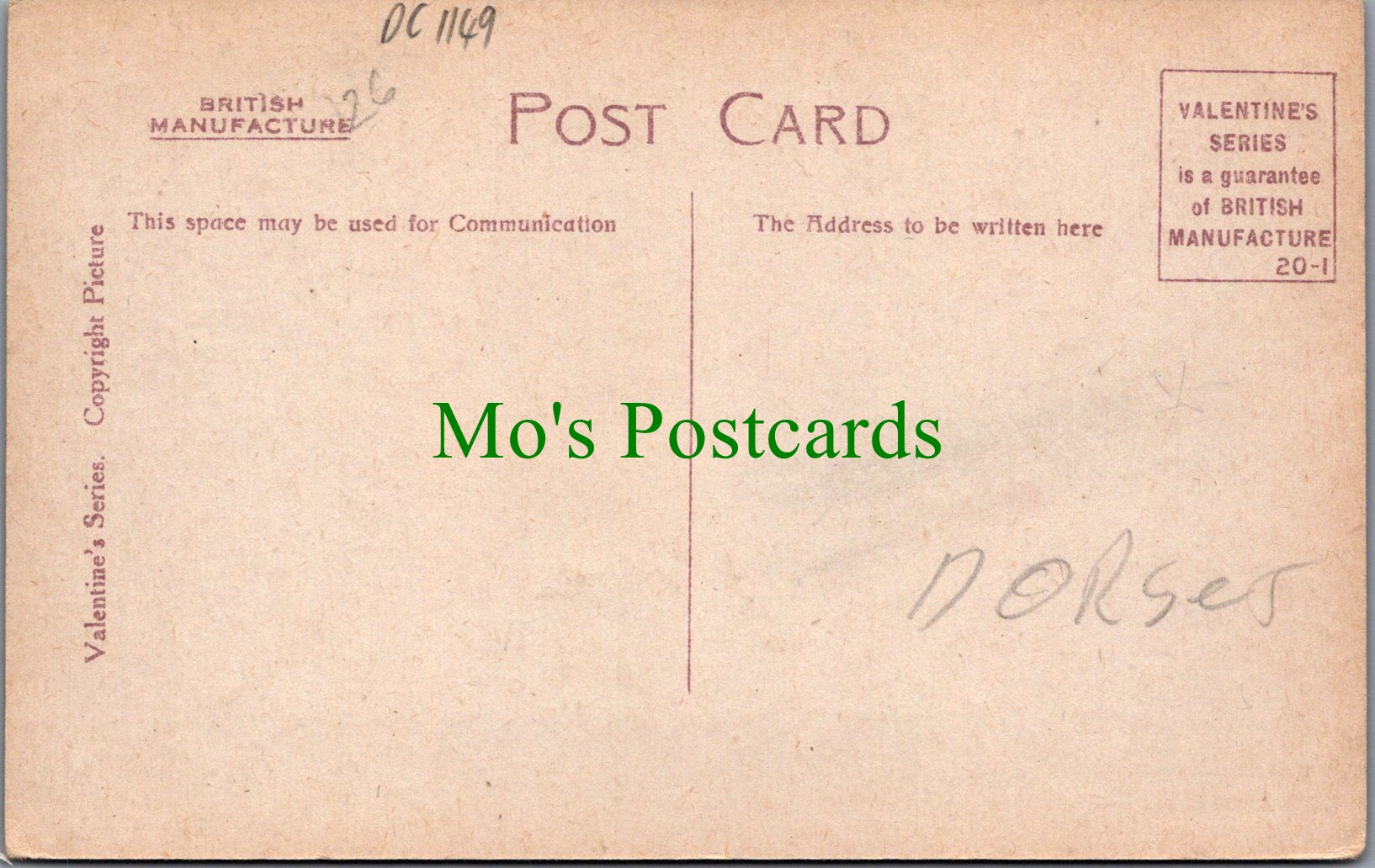 Dorset Postcard - Weymouth, Nothe Gardens   DC1149