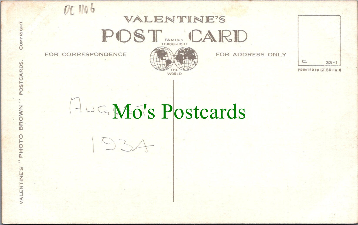 Wales Postcard - Snowdon From Crib Goch  DC1106